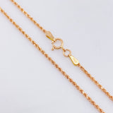 Cadena Lazo 1.5gr / 50cm / 1.3mm Oro Rosa +3 18K ©