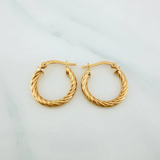 Candongas Niky 1.95 g / 2 cm Oro Amarillo 18K
