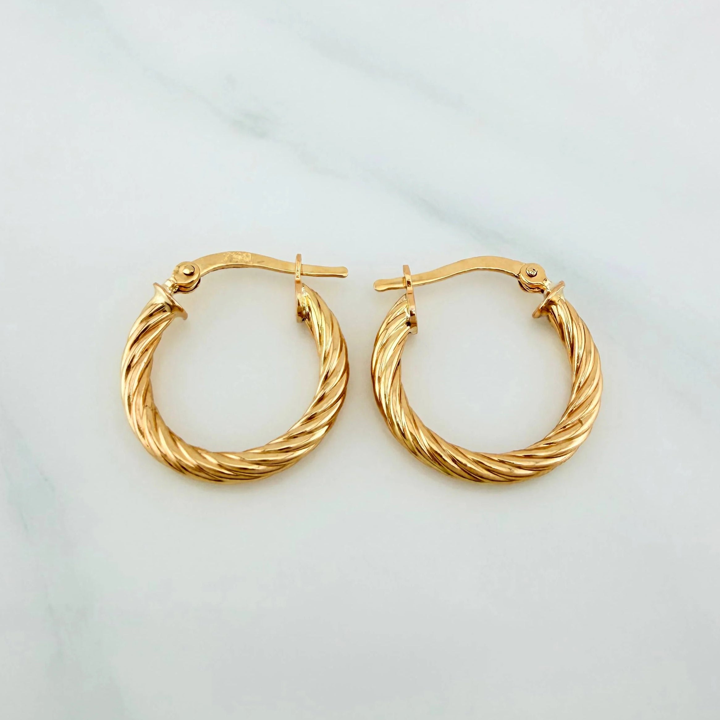 Candongas Niky 2.1 g / 2.2 cm Oro Amarillo 18K