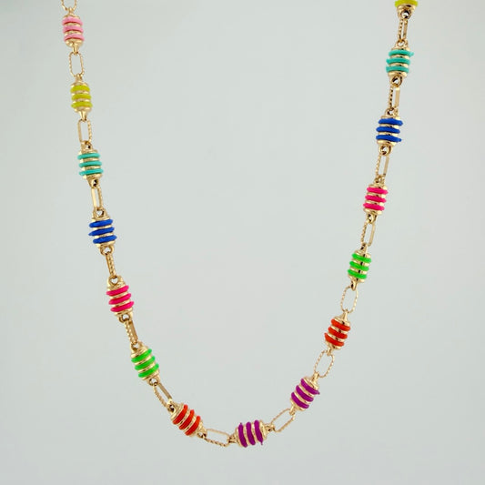 Cadena Rustica Barril 13.35gr / 62cm / 4.5mm Oro Amarillo 18K $