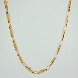 Cadena Rustica Barril Tornillo 12.45gr / 61cm / 4.1mm Oro Amarillo 18K $