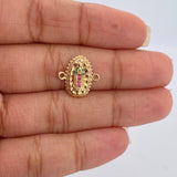 Herraje Virgen De Guadalupe 1.35gr / 1.5cm-Oro Amarillo 18K $