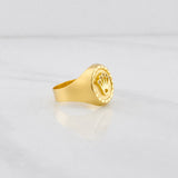 Anillo Corona 3.45g / T10 1/4 Oro Amarillo 18K
