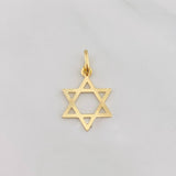 Dije Estrella David 0.7g / 2.5cm Oro Amarillo 18K