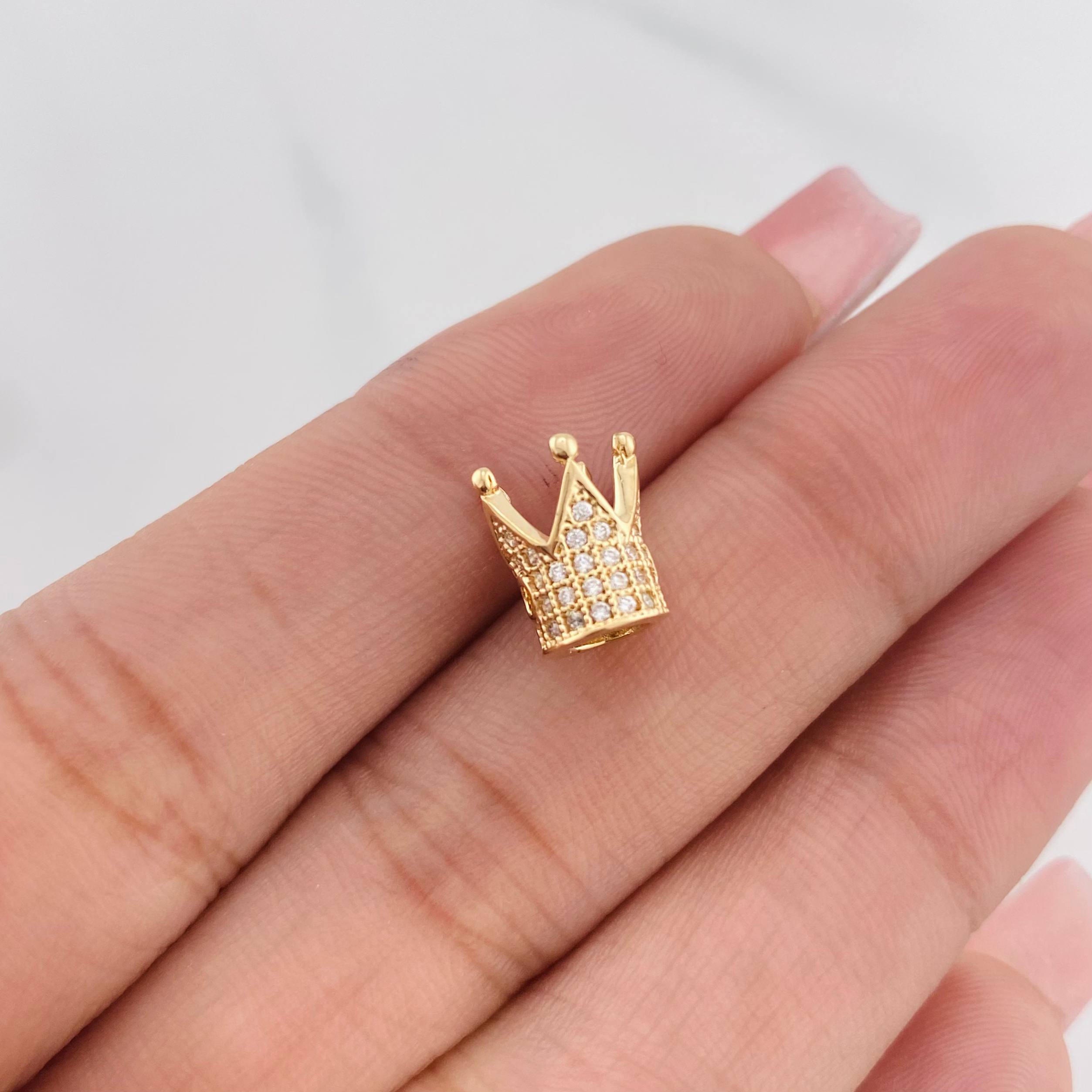 Herraje Corona 1.7g / 1cm Oro Amarillo 18K