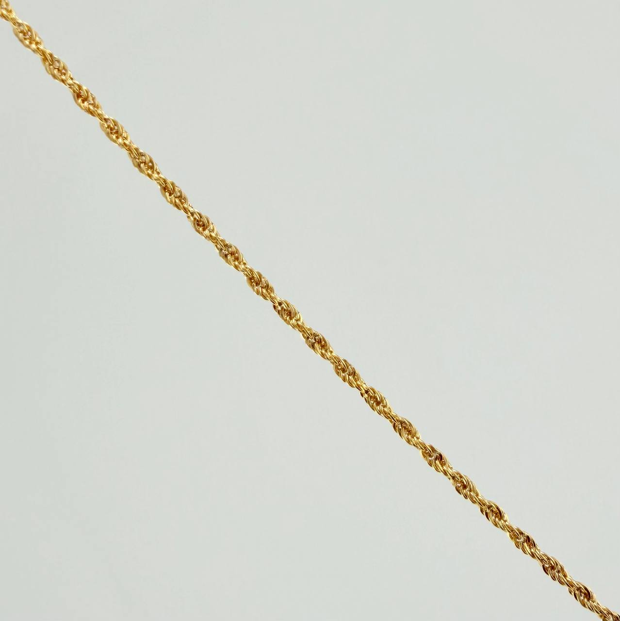 Set Cadena y Dije Lazo + San Benito 1.4gr / 50cm / 1.09mm Oro Amarillo 18K (Oferta) $