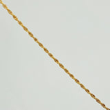 Set Cadena y Dije Lazo + Angel De La Guarda 1.6gr / 60cm / 1.15mm Oro Amarillo 18K (Oferta) $