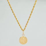 Set Cadena y Dije Lazo + San Benito 2gr / 44.8cm / 1.59mm Oro Amarillo 18K (Oferta) $