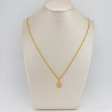 Set Cadena y Dije Lazo + San Benito 2gr / 44.8cm / 1.59mm Oro Amarillo 18K (Oferta) $