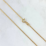 Cadena Cola Raton 1.75gr / 45cm / 1mm Oro Amarillo +3 18K