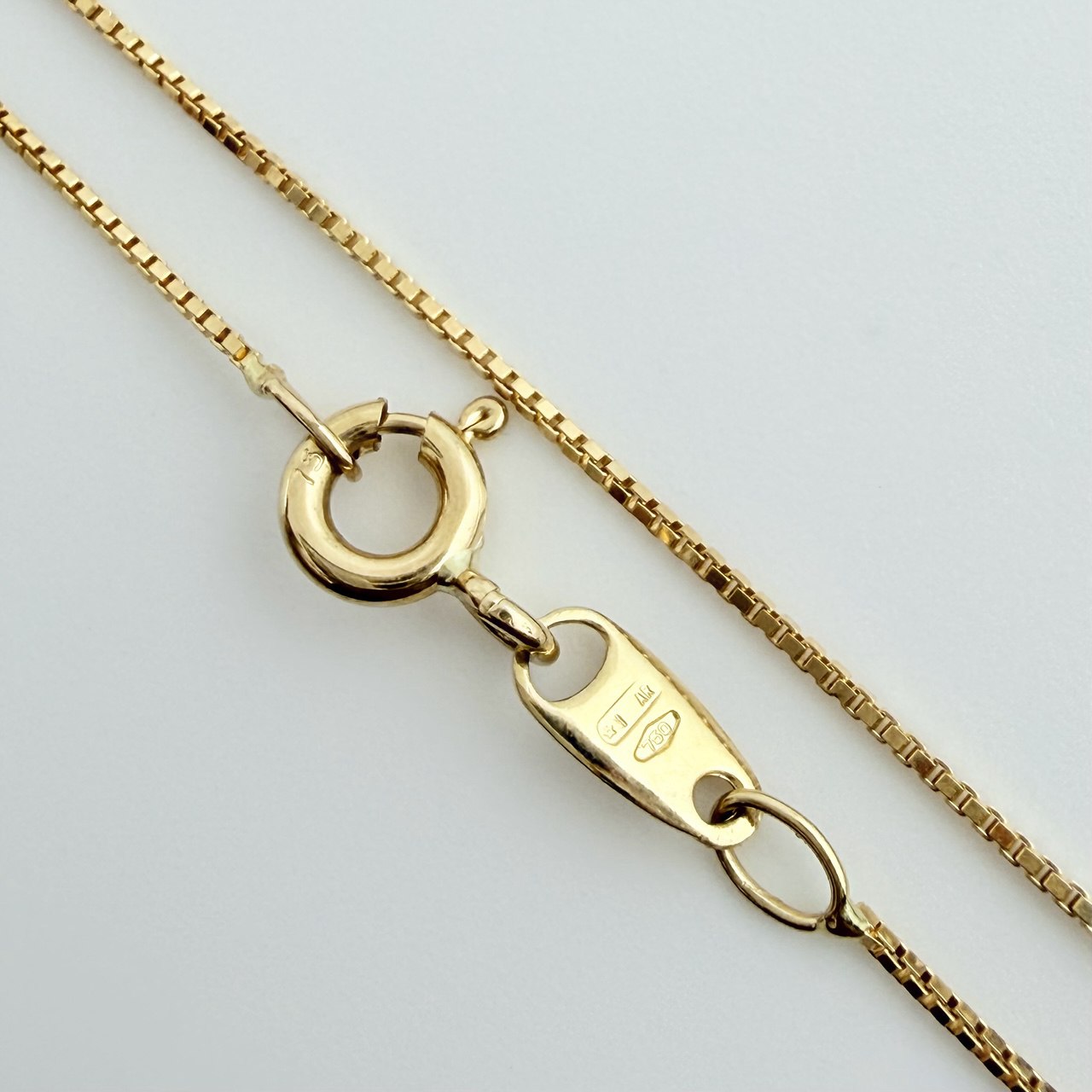 Cadena MSK 4.2gr / 45cm / 0.7mm Oro Amarillo +4 18K &