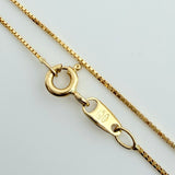 Cadena MSK 4.2gr / 45cm / 0.7mm Oro Amarillo +4 18K &