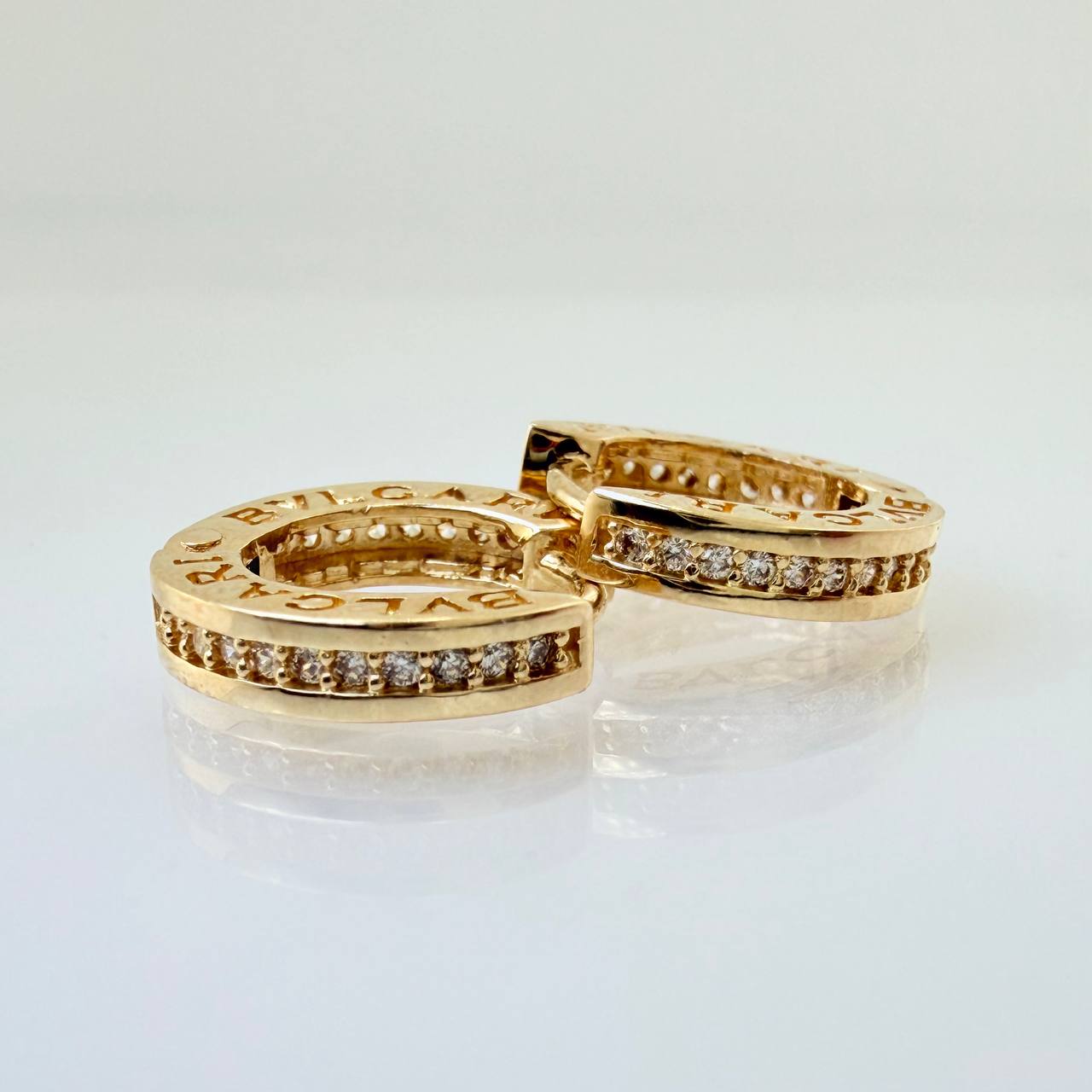 Candongas Linea Bv 4.1gr / 1.3cm / Oro Amarillo 18K $