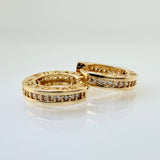 Candongas Linea Bv 4.1gr / 1.3cm / Oro Amarillo 18K $