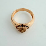 Anillo Indio 5.8gr / T8 3/4 / Oro Rosa 18K $
