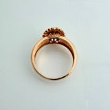 Anillo Indio 5.8gr / T8 3/4 / Oro Rosa 18K $