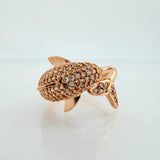 Anillo Delfin 6.25gr / T7 1/4 / Oro Rosa 18K $