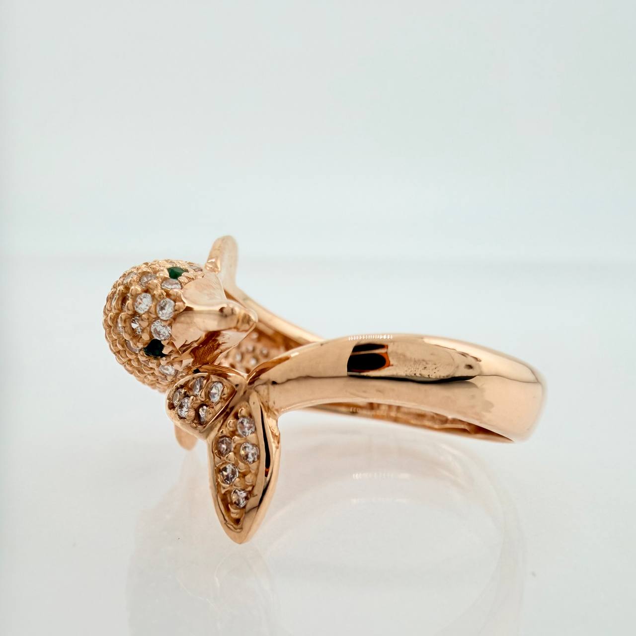 Anillo Delfin 6.25gr / T7 1/4 / Oro Rosa 18K $