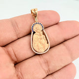 Dije Virgen Del Carmen 7.9gr / 4.2cm / Oro Amarillo 18K $