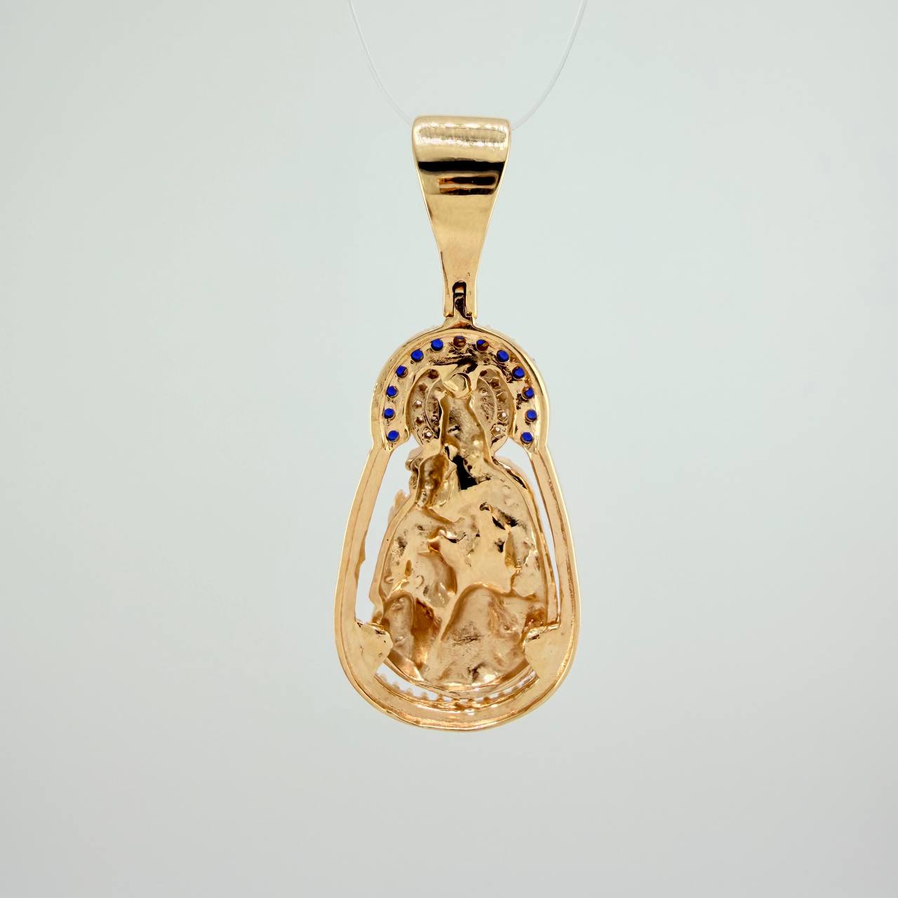 Dije Virgen Del Carmen 7.9gr / 4.2cm / Oro Amarillo 18K $