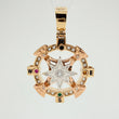 Dije Brujula Estrella Cardinal 17.9gr / 4.2cm / Tres Oros 18K $
