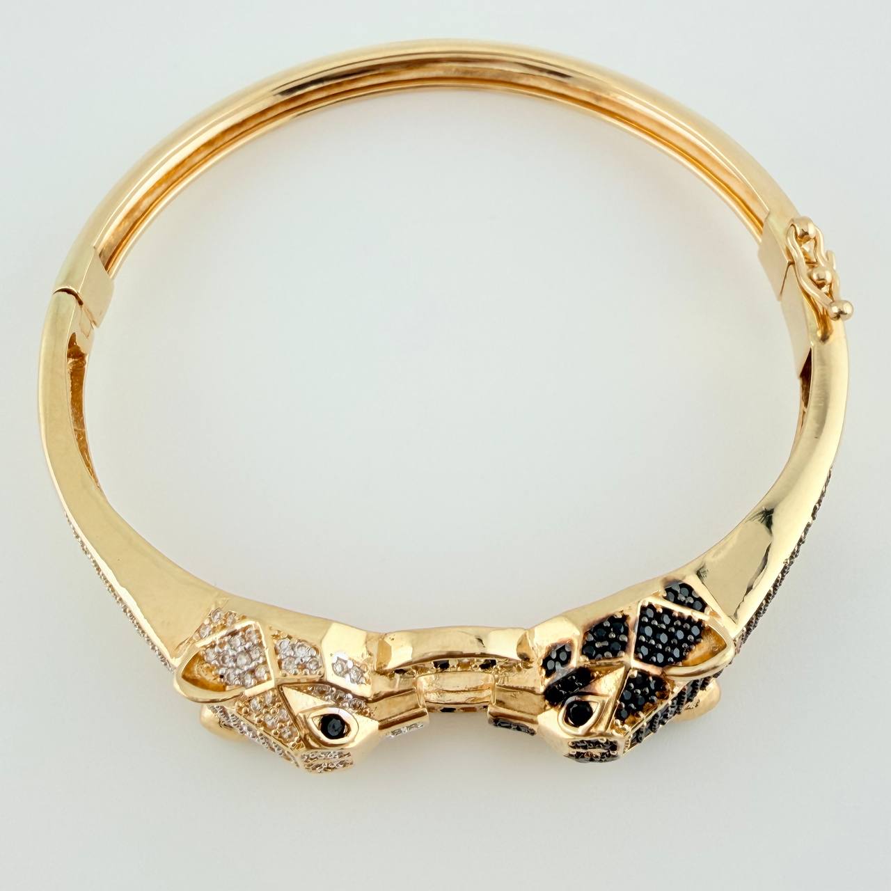 Pulso Pantera Ying-Yang 20.9gr / 19cm / 11.3mm Tres Oros 18K