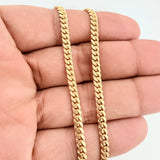 Cadena Cubana 41.9gr / 72cm / 4mm Oro Amarillo Nac.Esp. 18K $