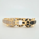 Pulso Pantera Ying-Yang 20.9gr / 19cm / 11.3mm Tres Oros 18K