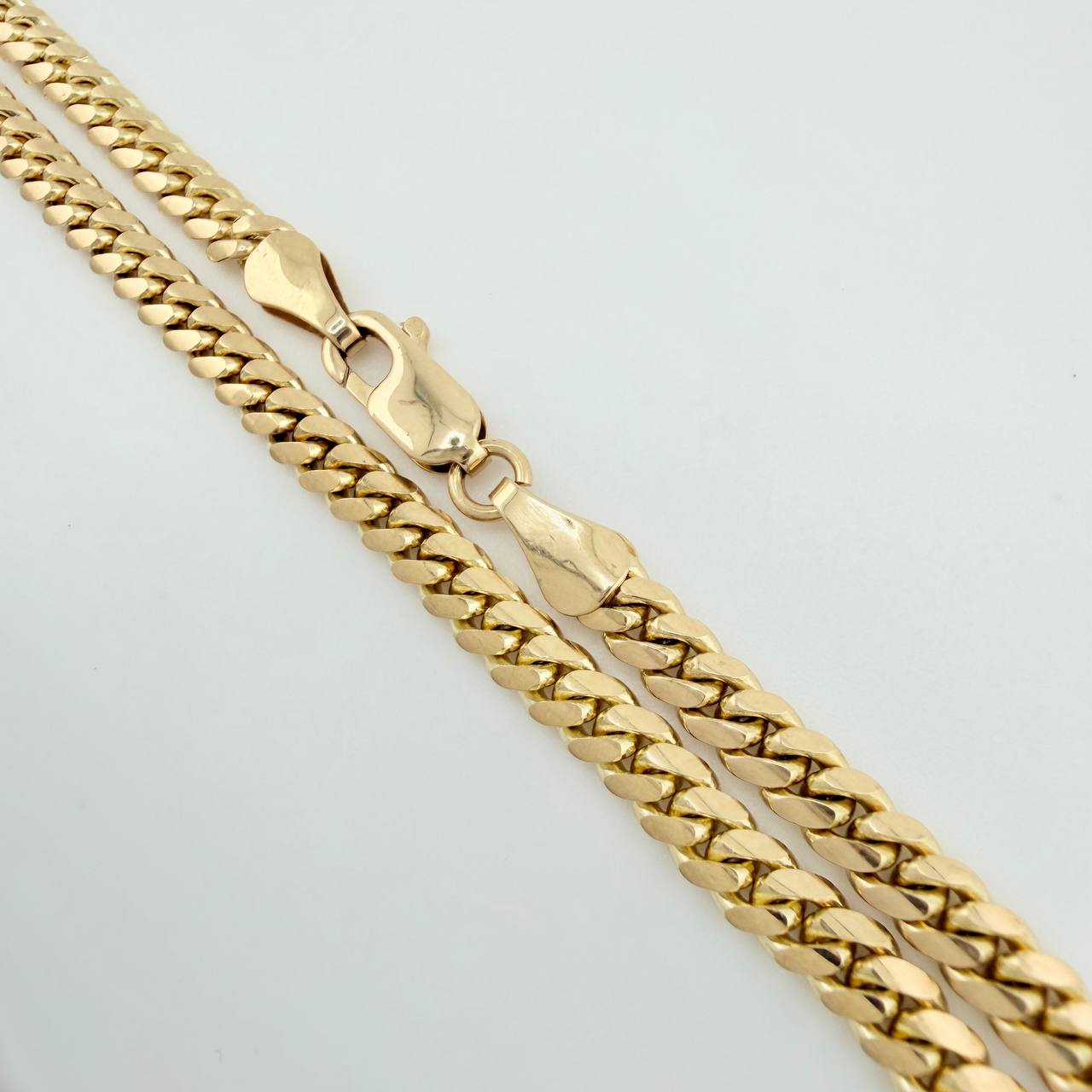 Cadena Cubana 41.9gr / 72cm / 4mm Oro Amarillo Nac.Esp. 18K $