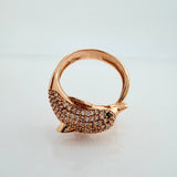 Anillo Delfin 6.25gr / T7 1/4 / Oro Rosa 18K $