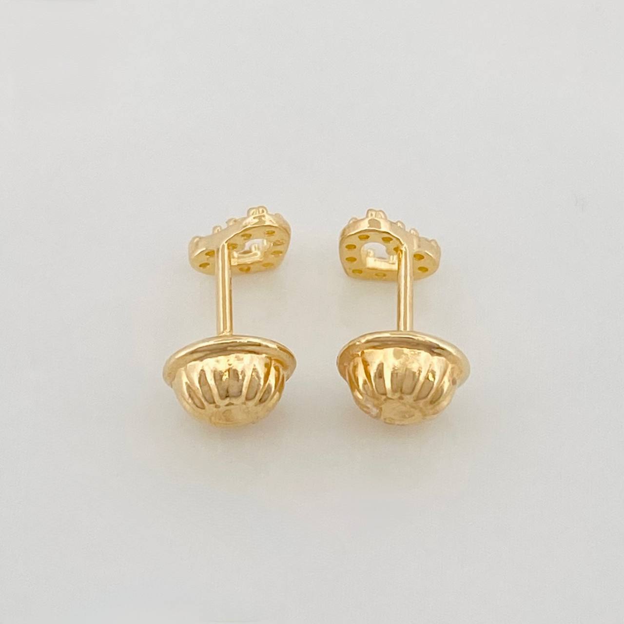 Topos Silueta Corazon 0.55g / 4.6mm Oro Amarillo 18K