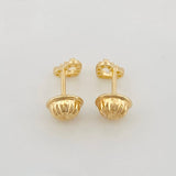 Topos Silueta Corazon 0.55g / 4.6mm Oro Amarillo 18K