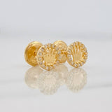 Topos Corona 0.7g / 5.7mm Oro Amarillo 18K