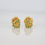 Topos Silueta Corazon 0.55g / 4.6mm Oro Amarillo 18K