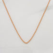 Cadena Mini Militar 2.35g / 60cm / 1mm Oro Rosa 18K