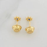 Topos Flor 0.5g / 4mm Oro Amarillo 18K