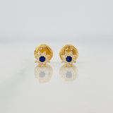 Topos Flor 0.5g / 4mm Oro Amarillo 18K