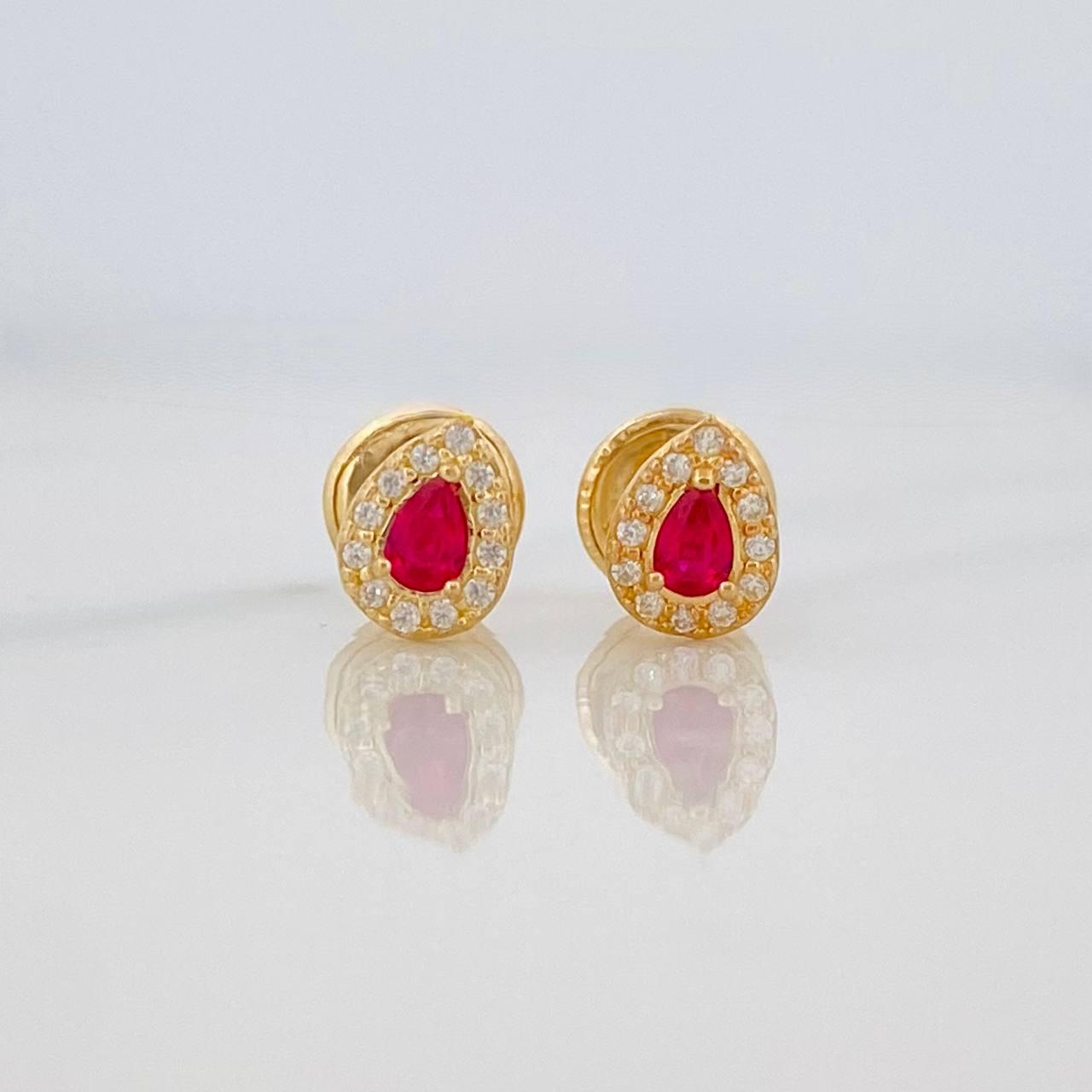Topos Halo Gota 0.65g / 5.3mm Oro Amarillo 18K