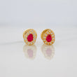 Topos Halo Gota 0.65g / 5.3mm Oro Amarillo 18K