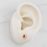Topos Halo Gota 0.65g / 5.3mm Oro Amarillo 18K