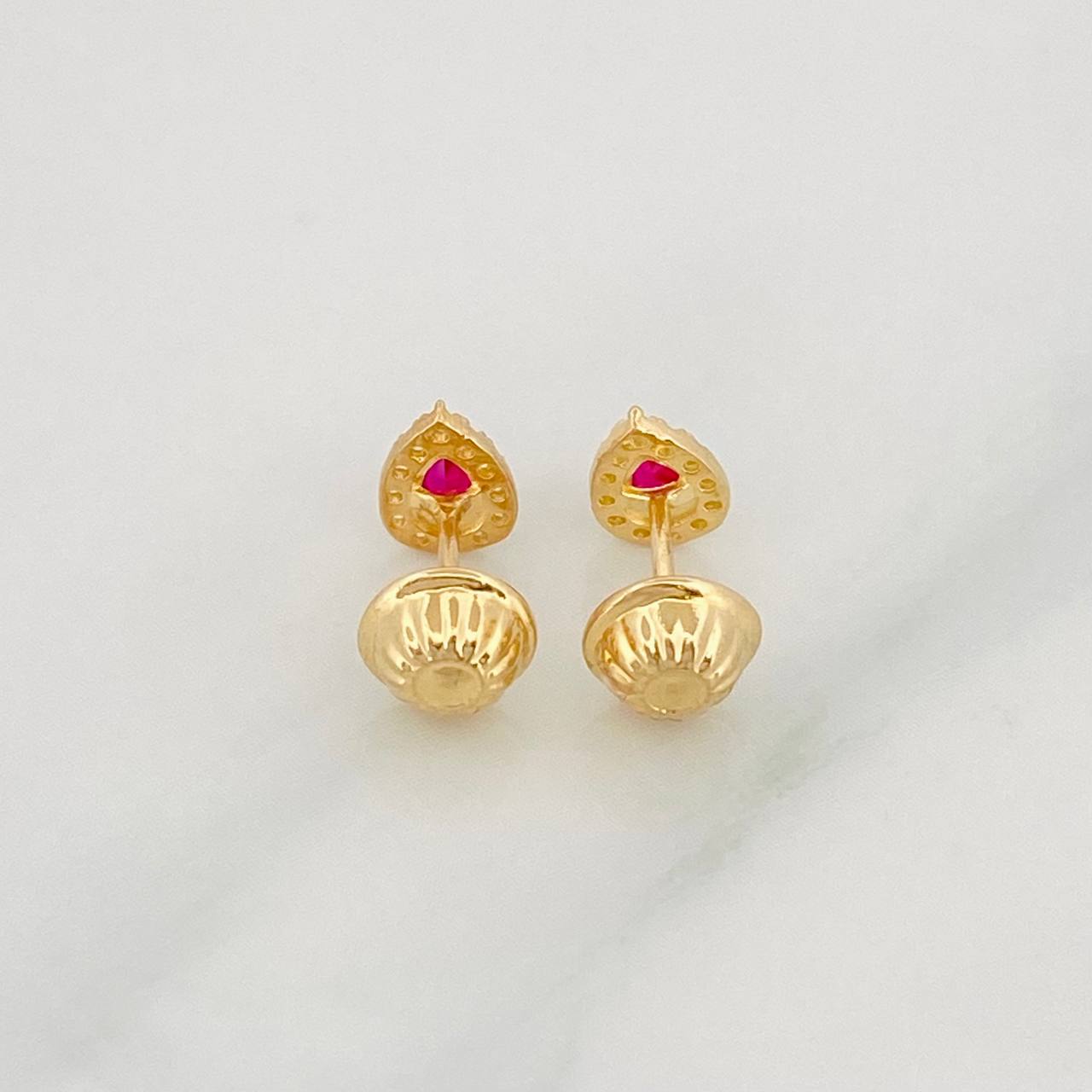 Topos Halo Gota 0.65g / 5.3mm Oro Amarillo 18K
