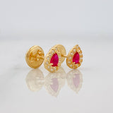 Topos Halo Gota 0.65g / 5.3mm Oro Amarillo 18K