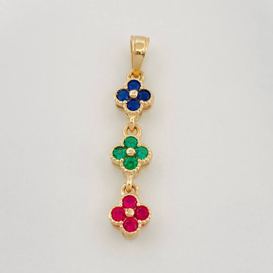 Dije Flores 1.7g / 3cm Oro Amarillo 18K