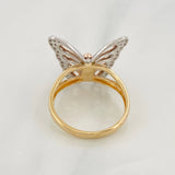 Anillo Mariposa 4.7g / T7 1/4 Tres Oros 18K