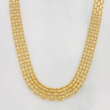 Cadena China 11.65g / 50cm / 5.66mm Oro Amarillo 18K