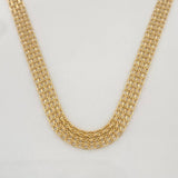 Cadena China 7.1g / 50cm / 4.25mm Oro Amarillo 18K