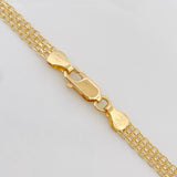 Cadena China 7.1g / 50cm / 4.25mm Oro Amarillo 18K