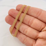 Cadena China 7.1g / 50cm / 4.25mm Oro Amarillo 18K