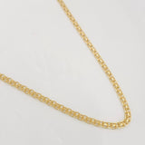 Cadena China 3.3g / 50cm / 2.1mm Oro Amarillo 18K