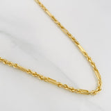 Cadena Lazo Especial 11.8g / 60cm / 2.96mm Oro Amarillo 18K